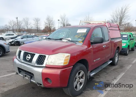 2006 Nissan Titan Se из США, поврежденный, VIN 1N6AA06B86N553224